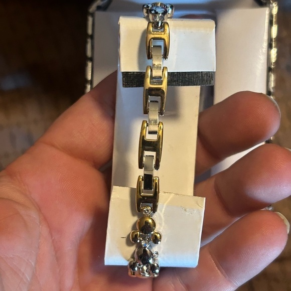 Disney Gold-Toned Crystal Accent Bracelet Watch - Picture 3 of 7